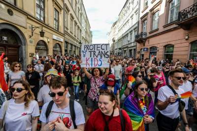 Tęczowy Kraków pięknie świętował, po raz pierwszy z prezydentem miasta - zdjęcie 30