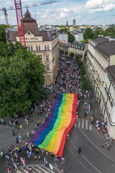 Tęczowy Kraków pięknie świętował, po raz pierwszy z prezydentem miasta - zdjęcie 19