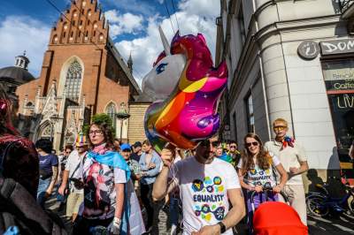 Tęczowy Kraków pięknie świętował, po raz pierwszy z prezydentem miasta - zdjęcie 38