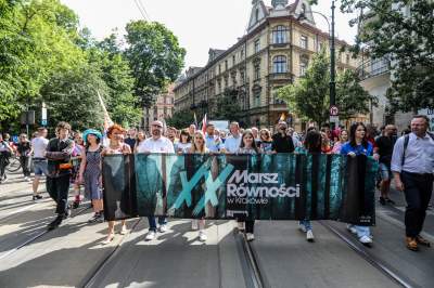 Tęczowy Kraków pięknie świętował, po raz pierwszy z prezydentem miasta - zdjęcie 20