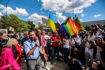 Tęczowy Kraków pięknie świętował, po raz pierwszy z prezydentem miasta - zdjęcie 5