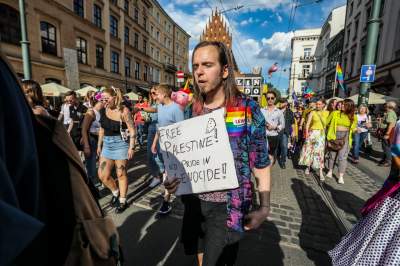 Tęczowy Kraków pięknie świętował, po raz pierwszy z prezydentem miasta - zdjęcie 39
