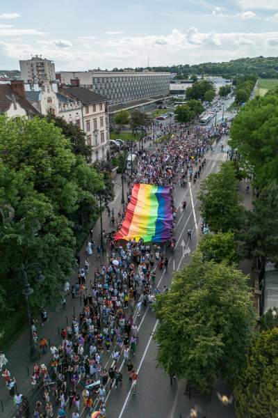 Tęczowy Kraków pięknie świętował, po raz pierwszy z prezydentem miasta - zdjęcie 9