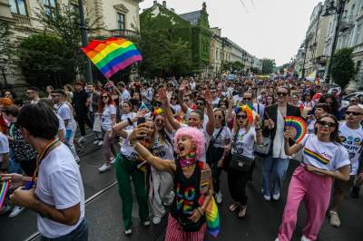 Tęczowy Kraków pięknie świętował, po raz pierwszy z prezydentem miasta - zdjęcie 11