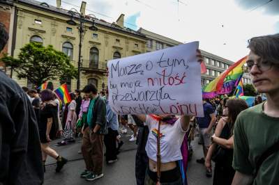 Tęczowy Kraków pięknie świętował, po raz pierwszy z prezydentem miasta - zdjęcie 7