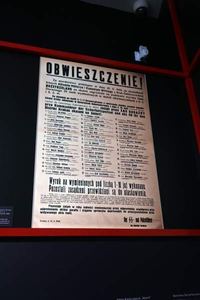 Krakowianie na afiszach śmierci, poruszająca wystawa - zdjęcie 7