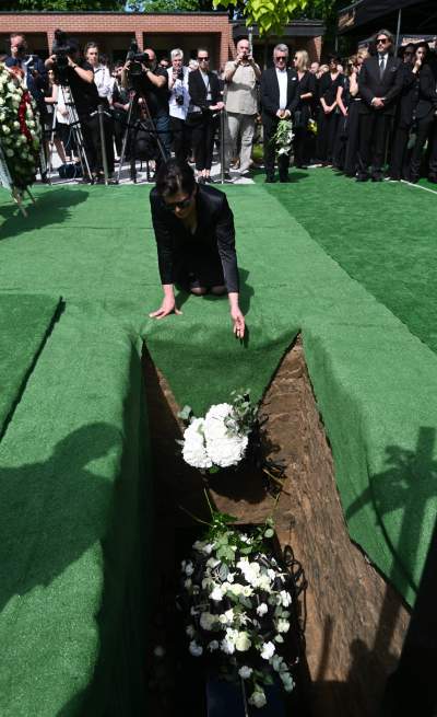 Pożegnanie Jana A.P. Kaczmarka, laureat Oscara spoczął na Cmentarzu Rakowickim - zdjęcie 30