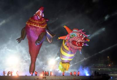 Wielkie smocze widowisko pod Wawelem, widzowie zachwyceni - zdjęcie 32