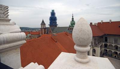 Piękny taras widokowy na Wawelu, każdy może tu wejść - zdjęcie 6