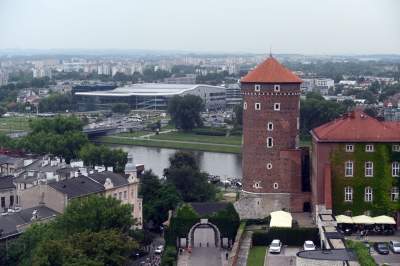 Piękny taras widokowy na Wawelu, każdy może tu wejść - zdjęcie 14