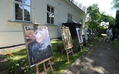 Otwarcie gabinetu Mrożka w Bibliotece Kraków, z udziałem żony pisarza - zdjęcie 1