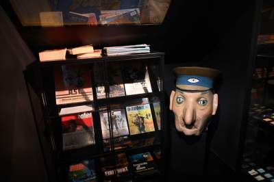 Otwarcie gabinetu Mrożka w Bibliotece Kraków, z udziałem żony pisarza - zdjęcie 35