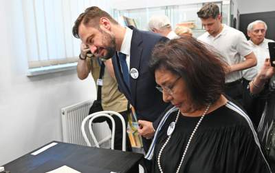 Otwarcie gabinetu Mrożka w Bibliotece Kraków, z udziałem żony pisarza - zdjęcie 23