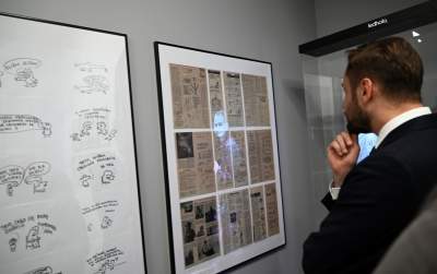 Otwarcie gabinetu Mrożka w Bibliotece Kraków, z udziałem żony pisarza - zdjęcie 29