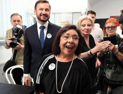 Otwarcie gabinetu Mrożka w Bibliotece Kraków, z udziałem żony pisarza - zdjęcie 26