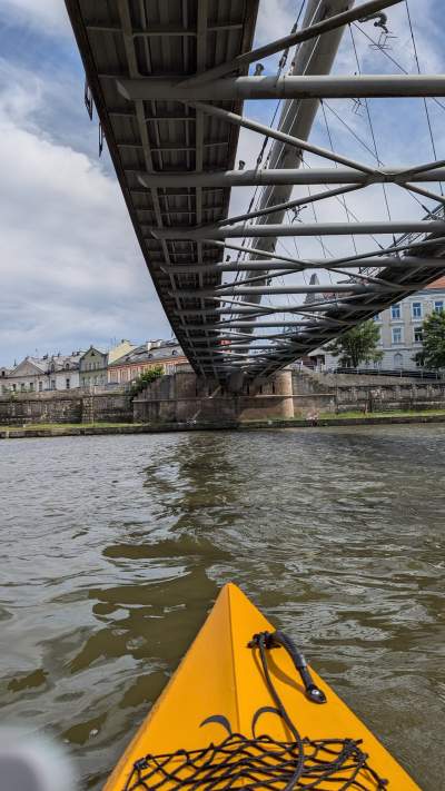 Kraków z rewelacyjnej perspektywy! Kajakiem po Wiśle od zapory do zapory - zdjęcie 15