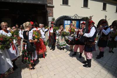 Krakowskie, sierpniowe klimaty. Barwny korowód z Bronowic - zdjęcie 24