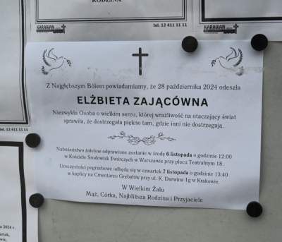 Kraków pożegnał wybitną i uwielbianą aktorkę Elżbietę Zającównę - zdjęcie 14