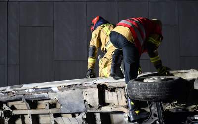 Akcja w tunelu w Dziekanowicach na budowie Północnej Obwodnicy Krakowa - zdjęcie 21