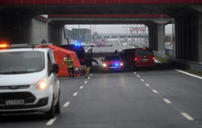 Akcja w tunelu w Dziekanowicach na budowie Północnej Obwodnicy Krakowa - zdjęcie 2