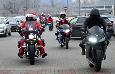 Motomikołaje dały pozytywnego czadu, wielka parada w Krakowie - zdjęcie 36