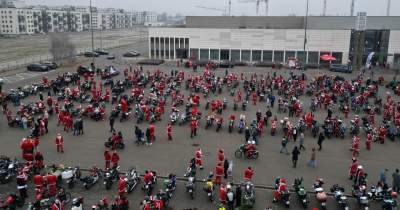 Motomikołaje dały pozytywnego czadu, wielka parada w Krakowie - zdjęcie 5