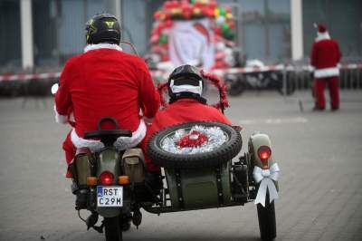 Motomikołaje dały pozytywnego czadu, wielka parada w Krakowie - zdjęcie 10
