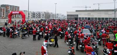 Motomikołaje dały pozytywnego czadu, wielka parada w Krakowie - zdjęcie 2