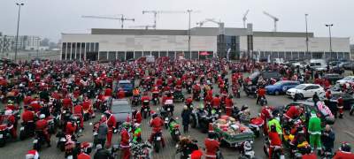 Motomikołaje dały pozytywnego czadu, wielka parada w Krakowie - zdjęcie 9