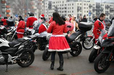 Motomikołaje dały pozytywnego czadu, wielka parada w Krakowie - zdjęcie 29