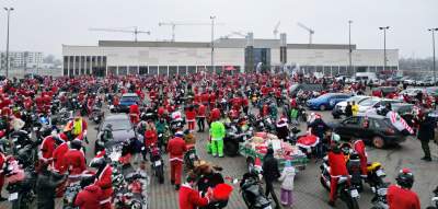 Motomikołaje dały pozytywnego czadu, wielka parada w Krakowie - zdjęcie 4