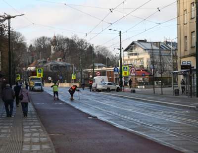 Prace trwały do ostatniej chwili. Tramwaje wróciły na ulicę Kościuszki - zdjęcie 9
