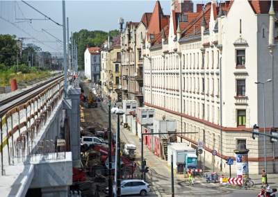 Próbny przejazd kolejową estakadą. Strach się bać? - zdjęcie 15