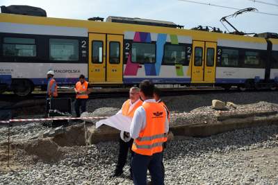 Próbny przejazd kolejową estakadą. Strach się bać? - zdjęcie 14