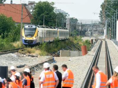 Próbny przejazd kolejową estakadą. Strach się bać? - zdjęcie 17