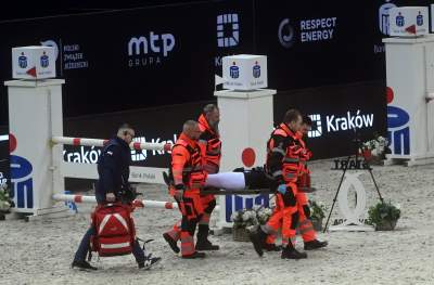Taka sytuacja podczas zawodów w Tauron Arenie, święto jeździectwa w Krakowie - zdjęcie 8