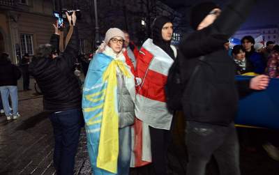Jeśli Ukraina upadnie, Europa nie przetrwa. Manifestacja w Krakowie - zdjęcie 2