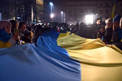Jeśli Ukraina upadnie, Europa nie przetrwa. Manifestacja w Krakowie - zdjęcie 18