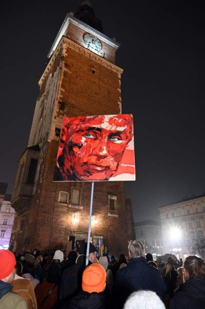 Jeśli Ukraina upadnie, Europa nie przetrwa. Manifestacja w Krakowie - zdjęcie 25