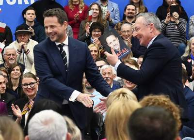 Rafał Trzaskowski w Krakowie. "Cała Polska naprzód!" - zdjęcie 12