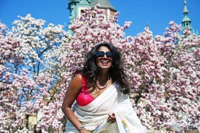 Wiosenne szaleństwo na Wawelu, kwitnie słynna magnolia i nie tylko... - zdjęcie 8