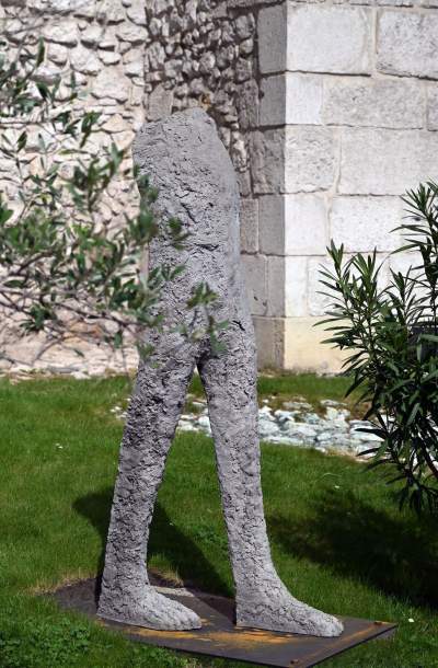 Współczesne rzeźby w ogrodach wawelskich, oryginalna wystawa - zdjęcie 11