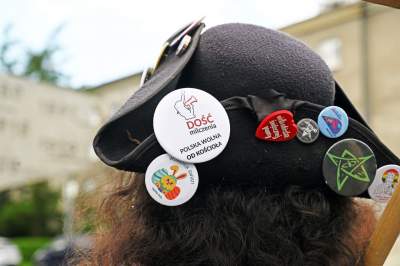 Pierwszomajowa manifestacja pod Pomnikiem Czynu Zbrojnego Proletariatu Krakowa - zdjęcie 7