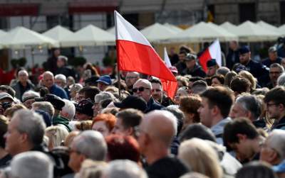 Tłumy na spotkaniu z Trzaskowskim w Krakowie - zdjęcie 42