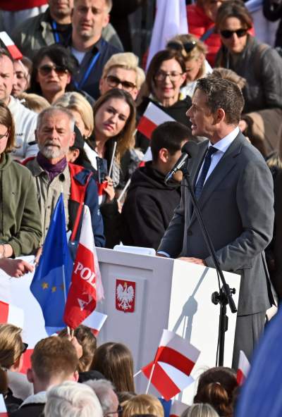 Tłumy na spotkaniu z Trzaskowskim w Krakowie - zdjęcie 22