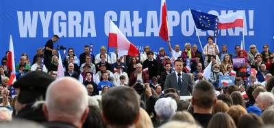 Tłumy na spotkaniu z Trzaskowskim w Krakowie - zdjęcie 17