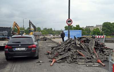 Na Moście Grunwaldzkim prace wre, na razie zgodnie z planem - zdjęcie 25