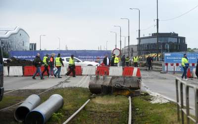 Na Moście Grunwaldzkim prace wre, na razie zgodnie z planem - zdjęcie 40