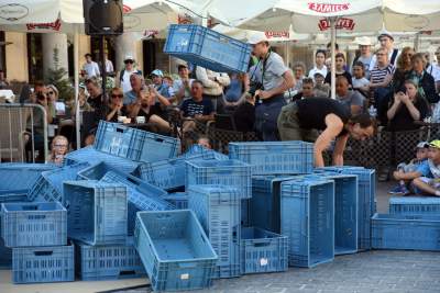 Niezłe popisy w centrum Krakowa. Mogło zakręcić się w głowie - zdjęcie 21