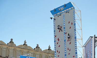 Wspinaczkowe szaleństwo na Rynku Głównym w Krakowie - zdjęcie 29